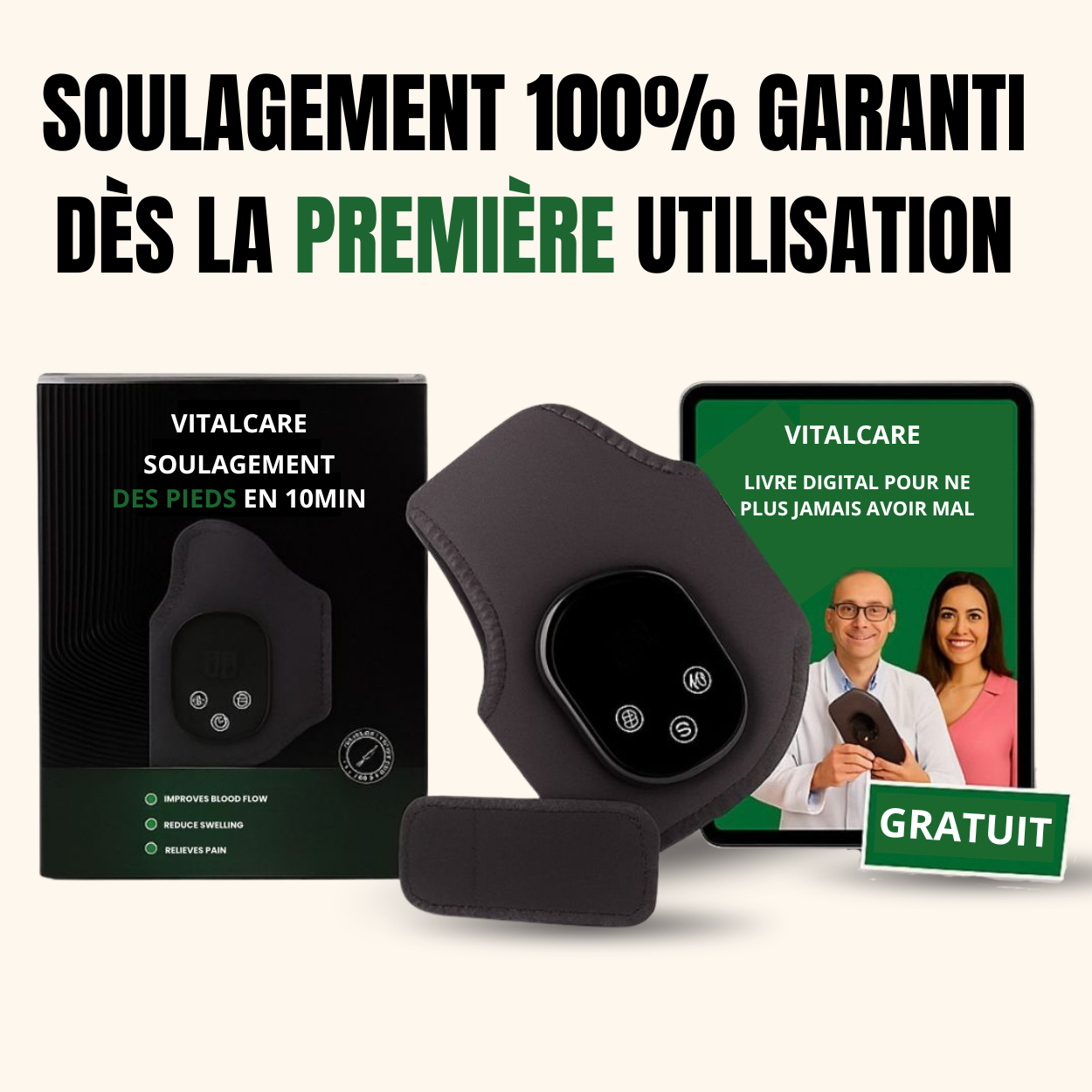 VitalCare massage 3 en 1